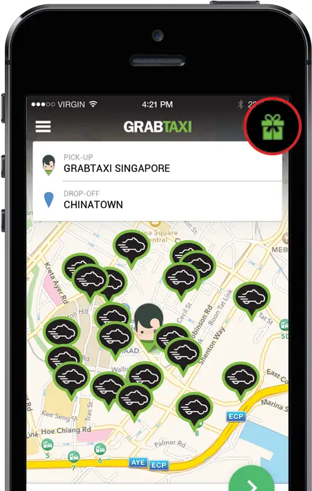 Refer A Friend And Get 8 Off Your Grabtaxi Grabcar Ride Png Wechat Icon Drop