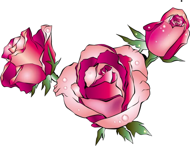 Rose Transparent Png Image Valentine Frame Cartoon Rose Png