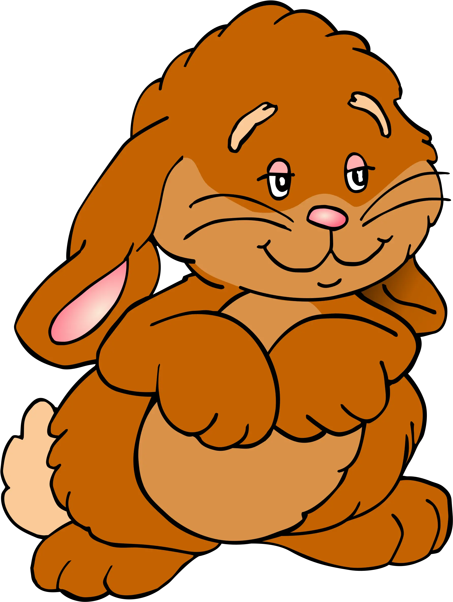 Free Easter Bunny Clipart Image 7 2 Clipartingcom Brown Bunny Rabbit Cartoon Png Bunny Clipart Png