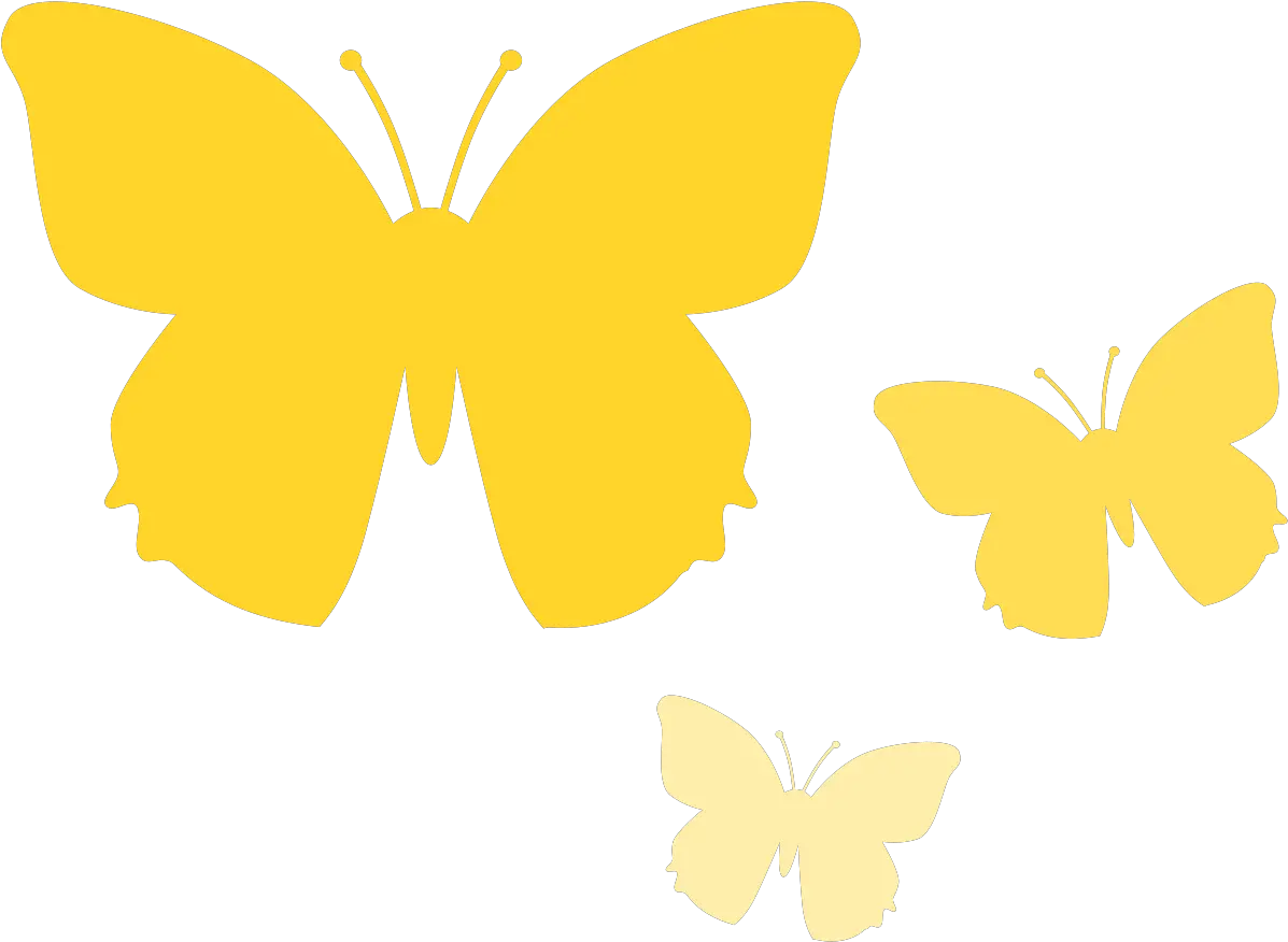 Yellow Butterfly Logo Transparent Background Yellow Butterfly Cartoon Png Butterfly Logos