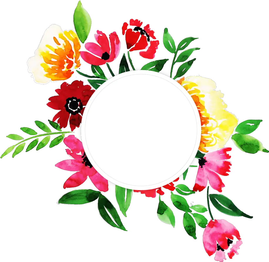 Free Png Floral Frame Bouquet Florals Png