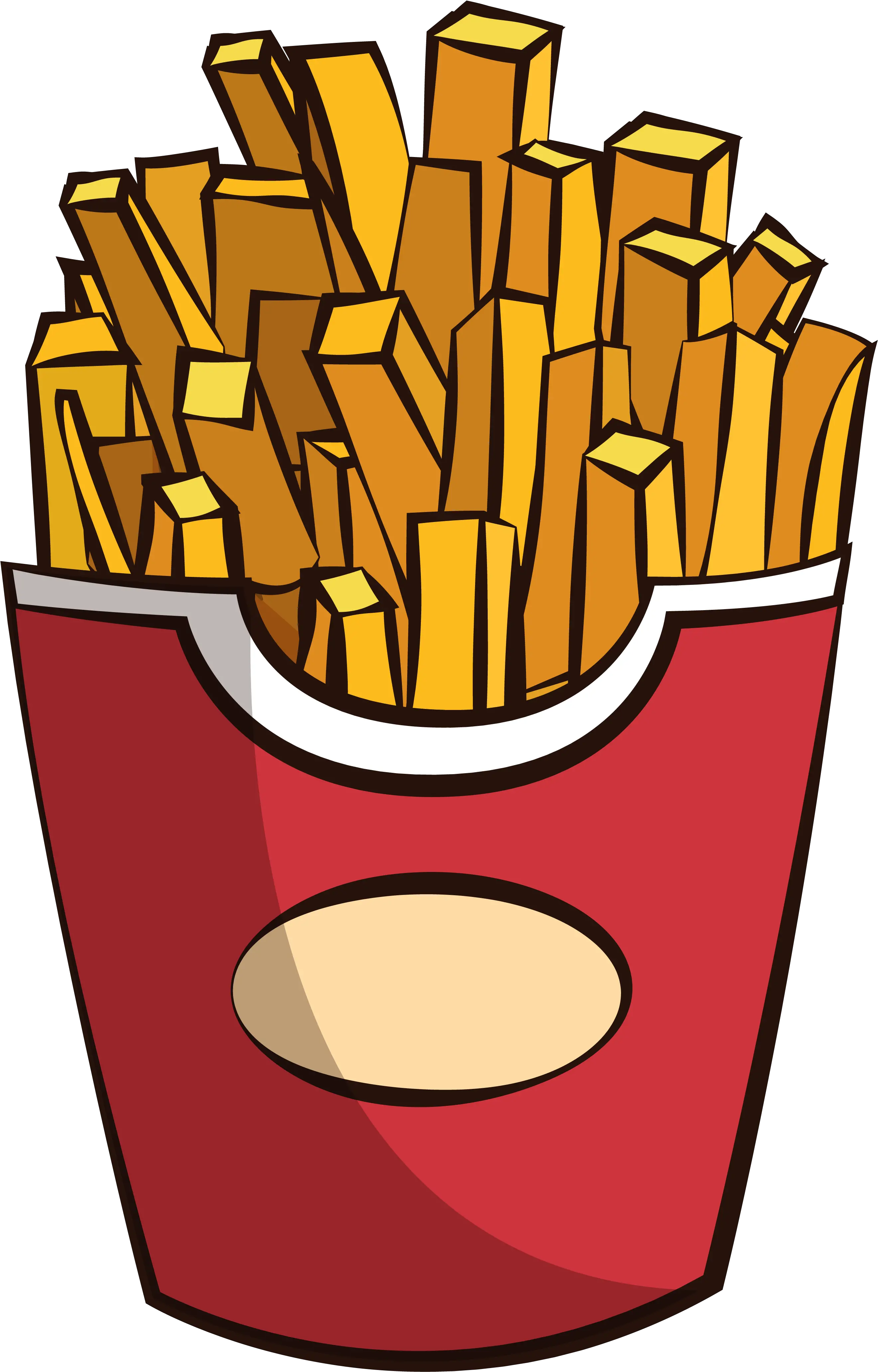 Free Cartoon Food Png Download French Fries Cartoon Png Cartoon Food Png