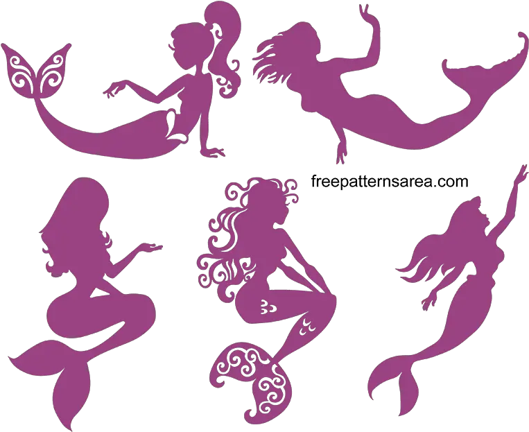 Mermaid Silhouette Clipart Vector Free Silhouette Mermaid Tail Png Mermaid Silhouette Png