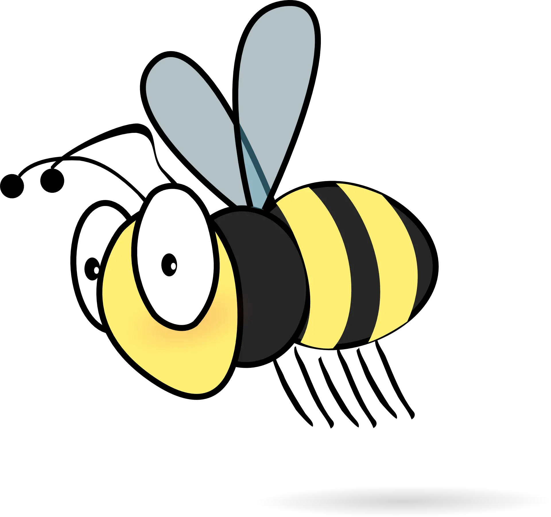 Bees Cartoon Transparent Png Clipart Cartoon Bee Without Background Bee Transparent Background