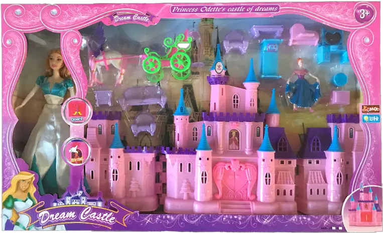 Castle Toy With Swan Princess Odette Building Sets Png Princess Castle Png