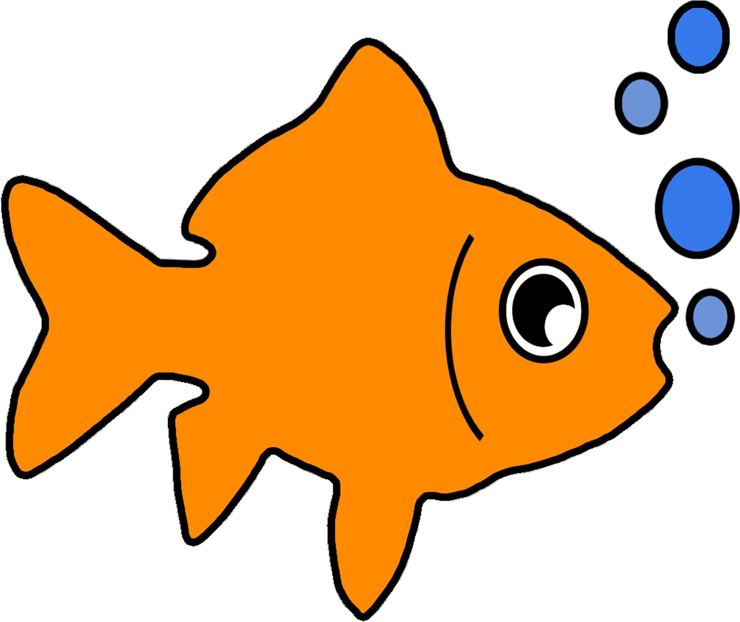 Goldfish Png Images Free Download Goldfish Cartoon Fish Transparent Background