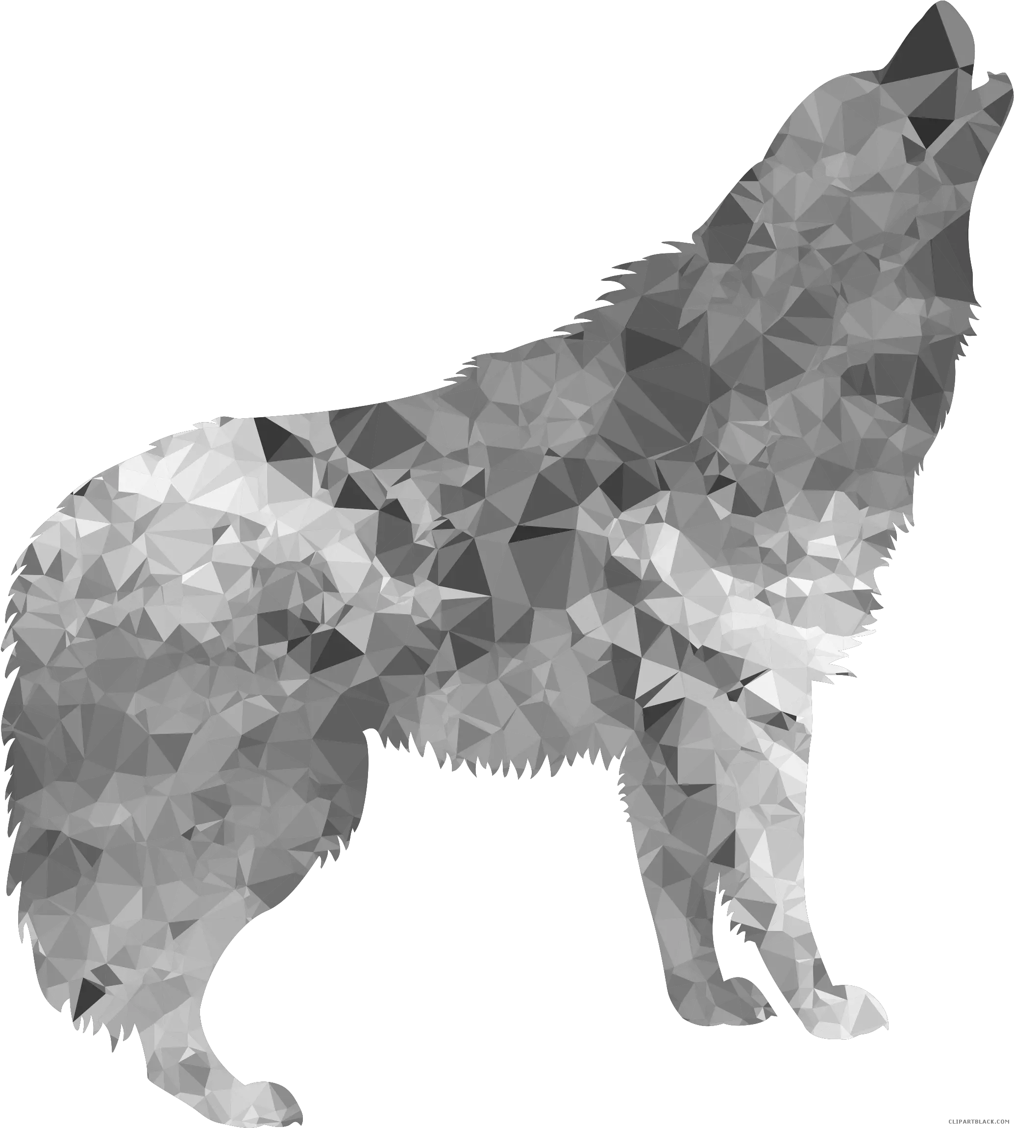 Gray Wolf Clipart Public Domain Silhouette Wolf Clipart Black And White Png Wolf Silhouette Png