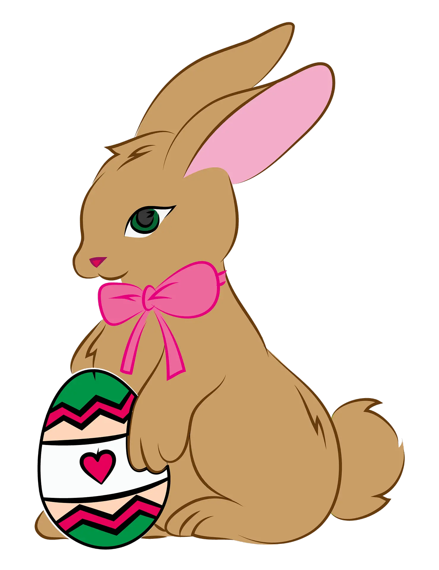 Easter Bunny With Egg Clipart Free Download Transparent Cartoon Png Chocolate Bunny Png