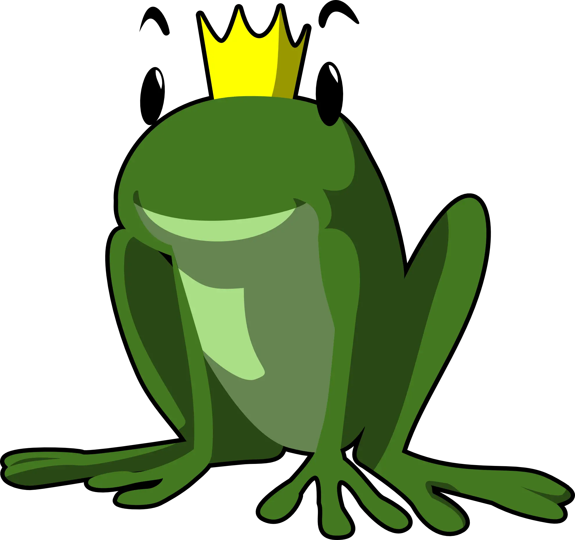 Frog With Crown Frogs Png Image 436 Pngmix Crown Cartoon Png