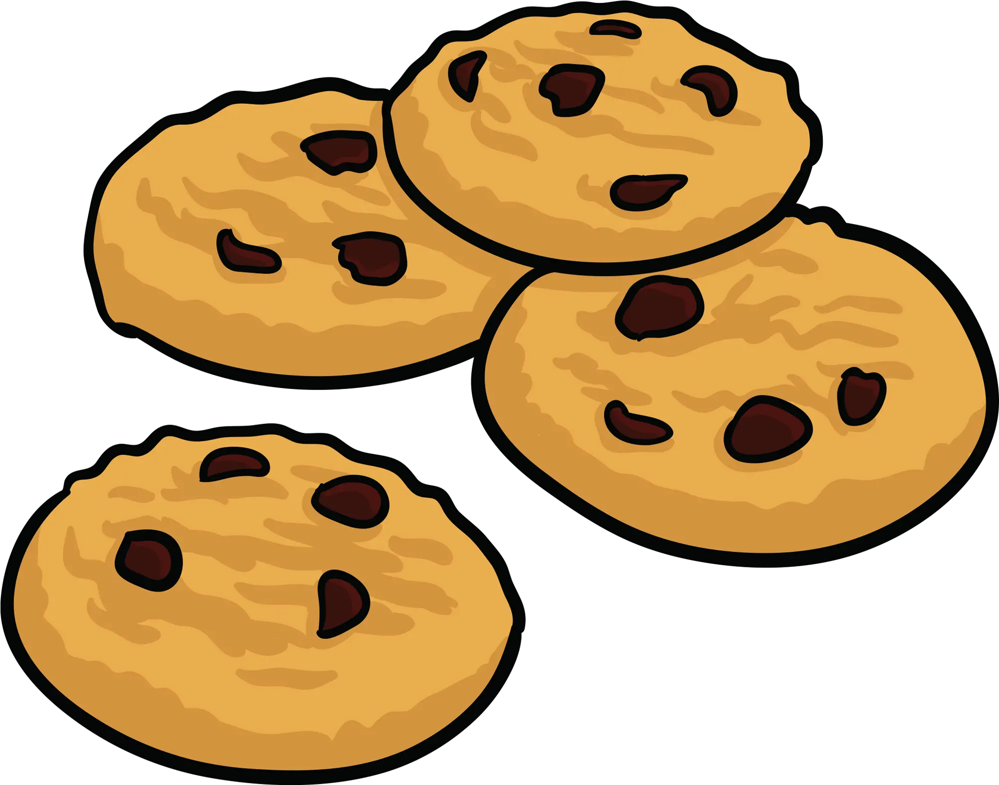 Cartoon Transparent Background Cookie Clipart Cookie Monster Chocolate Chip Cookies Png Cookies Transparent Background