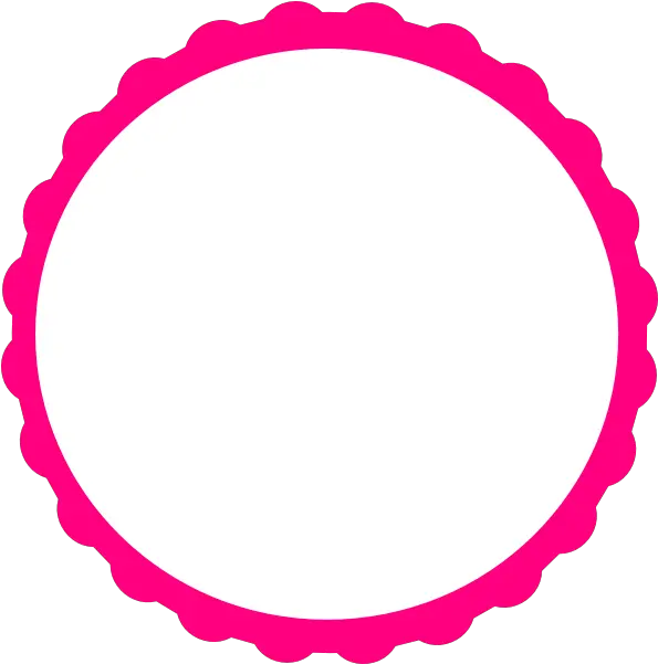 Scalloped Border Clipart Sushi Yeli Png Circle Frame Png