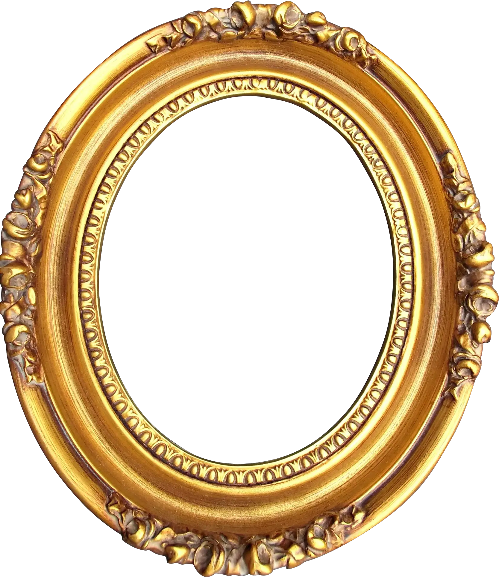 Download Free Png Hd A Vintage Gold Washed Wood Gesso Oval Oval Gold Frame Png Wooden Frame Png