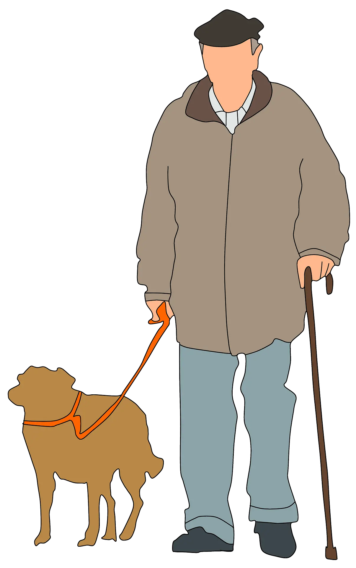 Guy Walking Png Man Walking Dog Png Clipart Old Man And Person Walking Dog Silhouette Man Walking Png