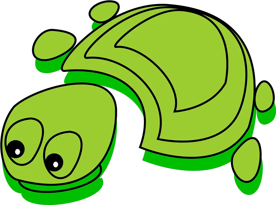 Turtle Green Funny Free Vector Graphic On Pixabay Tortoise Cartoon Png Turtle Clipart Png