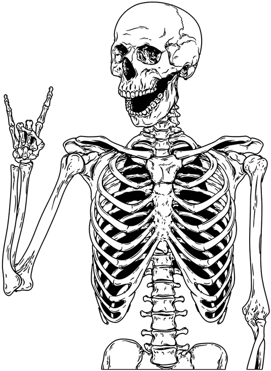 Pin Skeleton Doing Peace Sign Png Dancing Skeleton Png