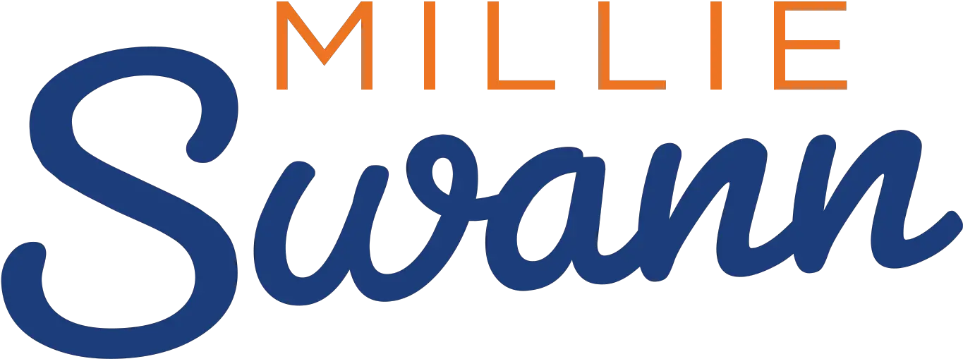 Millie Swan Logo Calligraphy Png Swan Logo