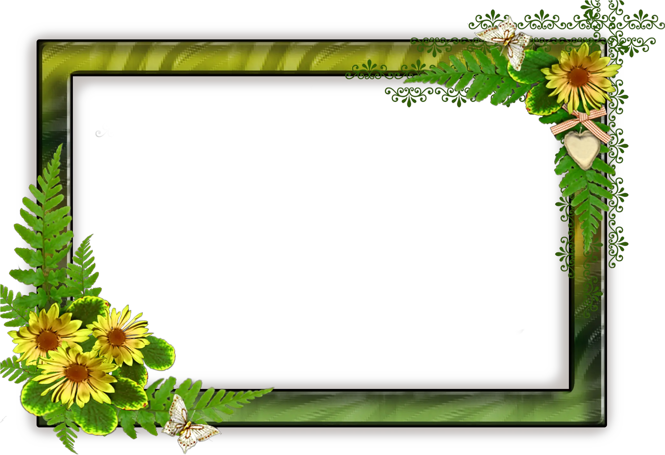 Download Hd Flower Frame Png File Size Background Photo Frame Png Picture Frames Png