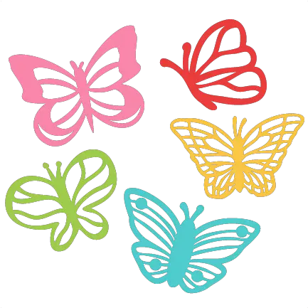 Butterfly Set Svg Scrapbook Cut File Cute Clipart Files For Free Butterfly Svg Cut File Png Butterfly Silhouette Png