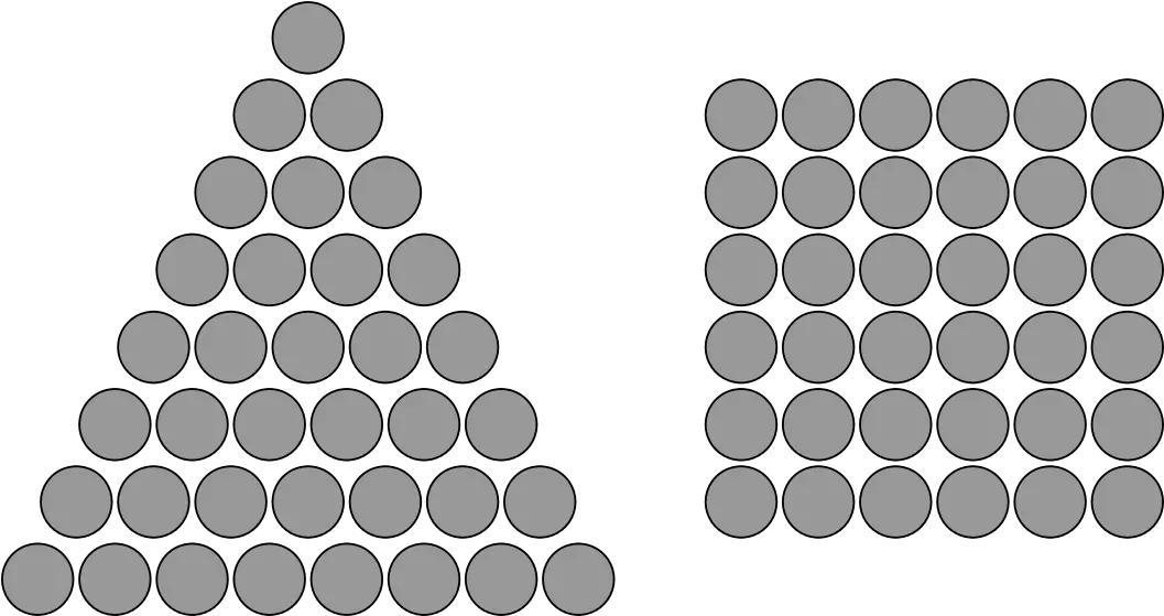 Square Triangular Number Grid Of Circles Blender Shader Png Square Pattern Png