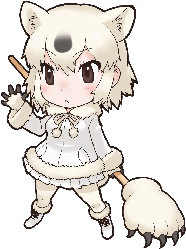 Cartoon Polar Bear Png Kemono Friends Polar Bear Arctic Fox Kemono Friends Polar Bear Png