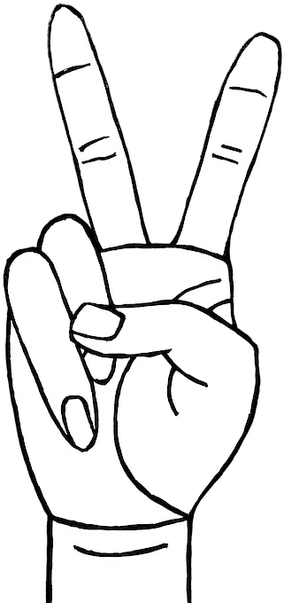 Peace Sign Hand Free Image On Pixabay Bar Iareti El Png Peace Icon