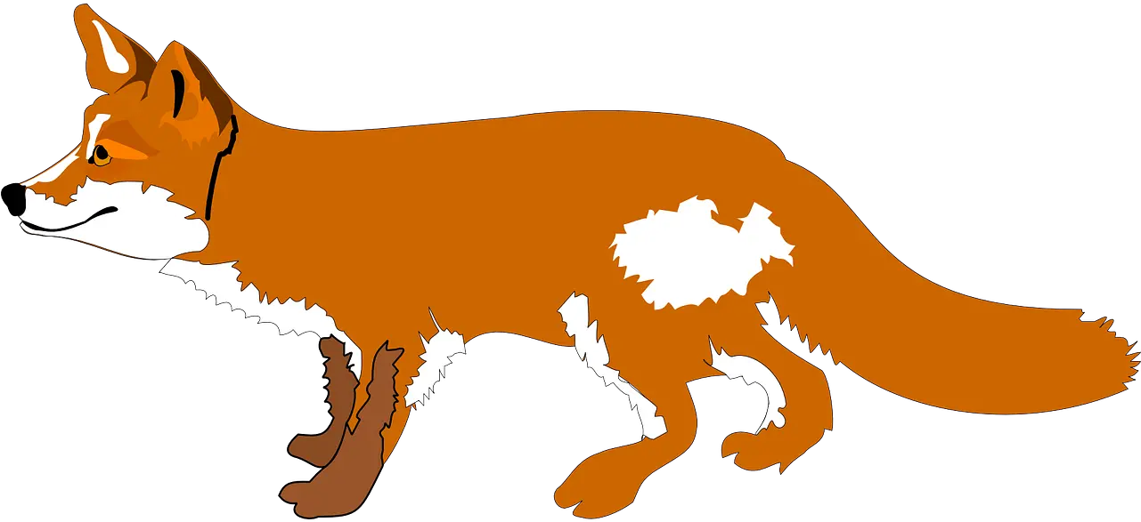 Fox Clip Art Library Stock Png Files Cartoon Fox Side View Fox Clipart Png