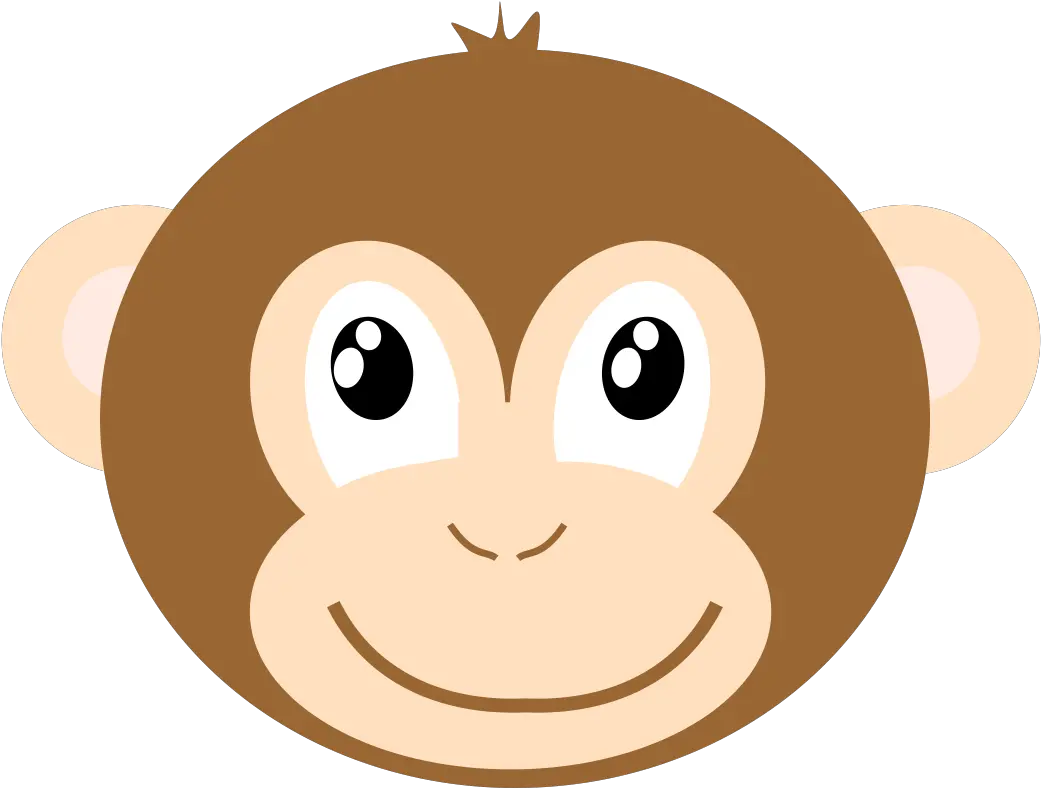 Clip Art Drawing Snout Monkey Gorilla Baby Elephant Cartoon Happy Gorilla Face Png Baby Face Png