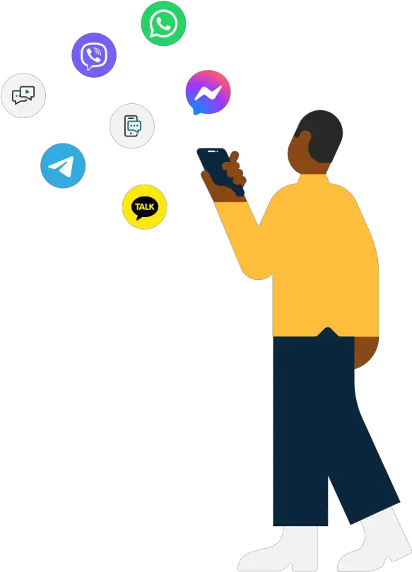 Conversation Api The Gateway To Omnichannel Messaging Dot Png Wechat Icon Vector Free Download