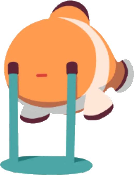 Sad Clownfish Fish Cute Cuteanimal Cutefish Freetoedit Sad Fish Transparent Png Cartoon Fish Transparent Background