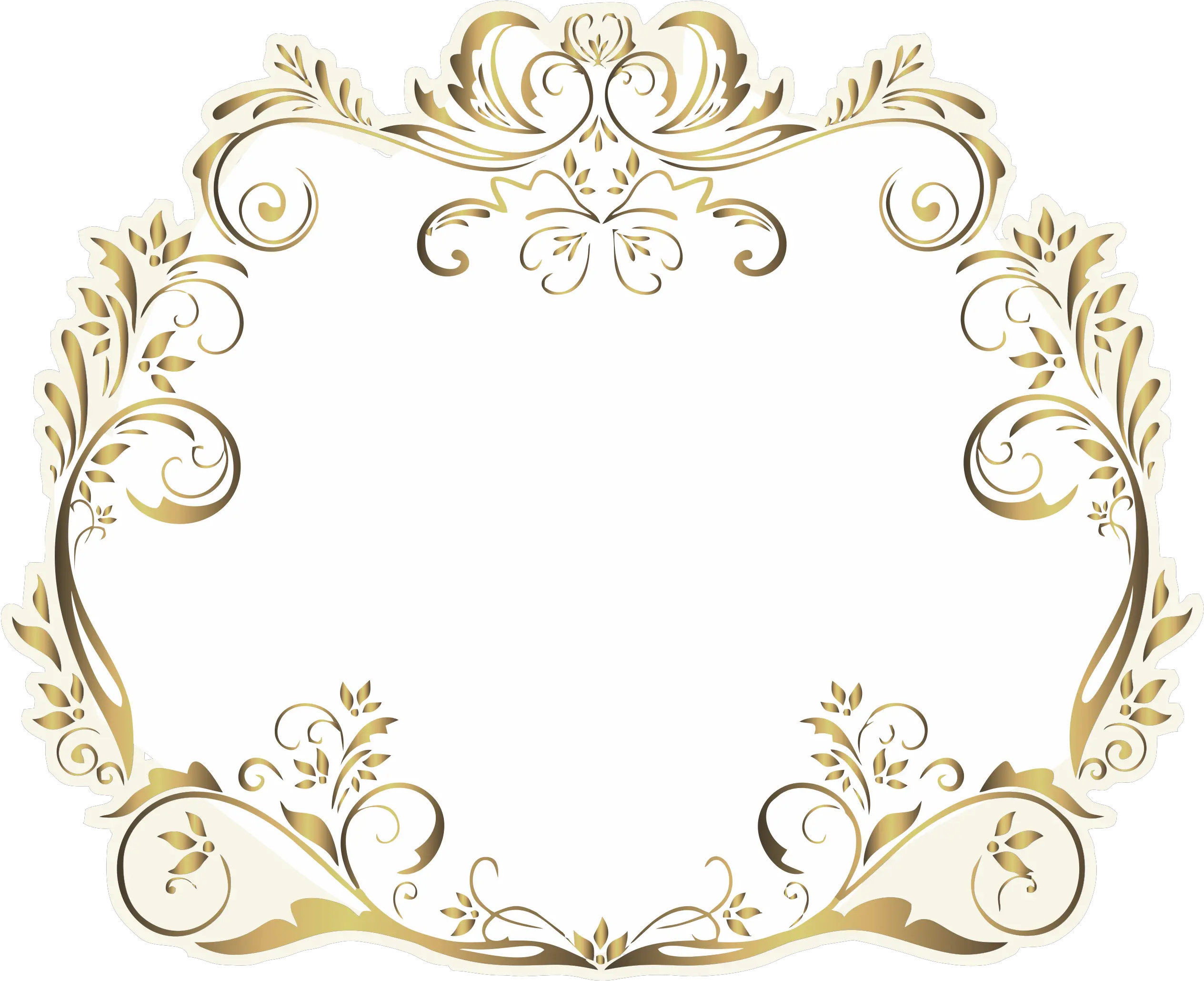 Moldura Arabesco Convite Floral Frame Hd Png Download Moldura Arabesco Png Dourado Arabescos Png