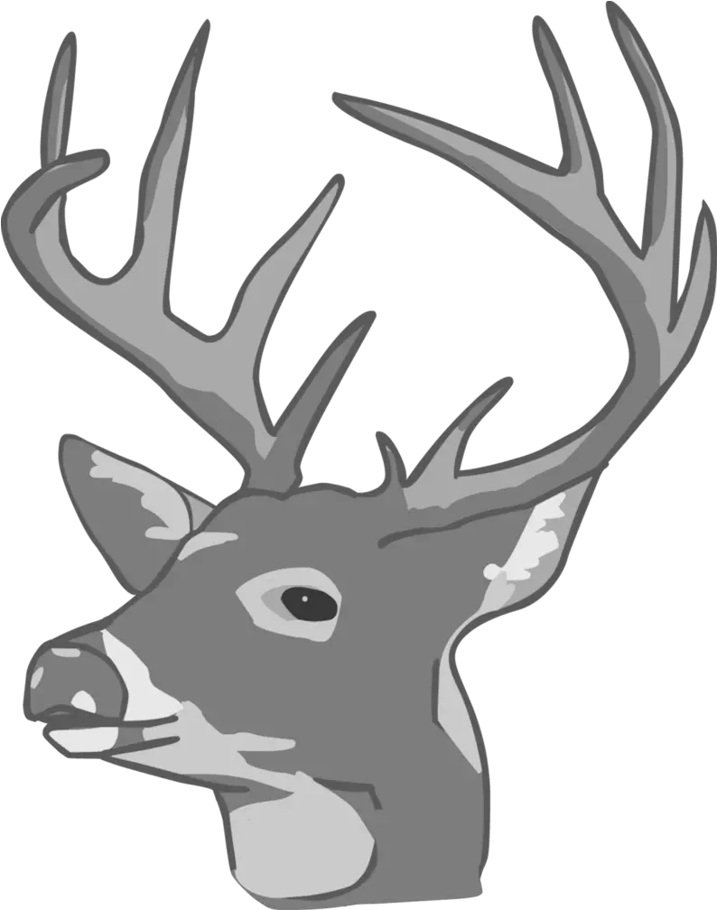 Deer Head Png Image Transparent Silhouette Deer Head Deer Head Png