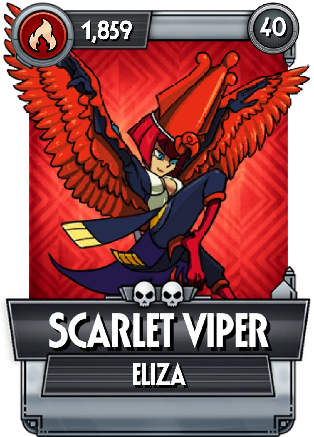 Scarlet Viper Skullgirls Inkling Peacock Png Viper Png