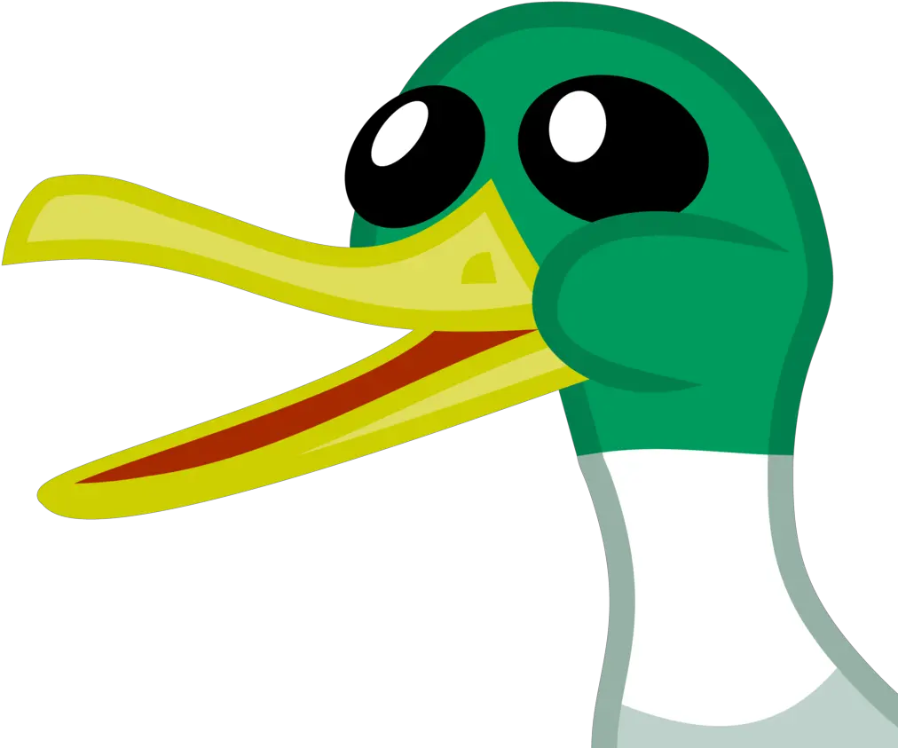 Open Mouth Png Badge Bust Derpibooru Derpibooru Badge Duck With Open Mouth Png Duck Cartoon Png