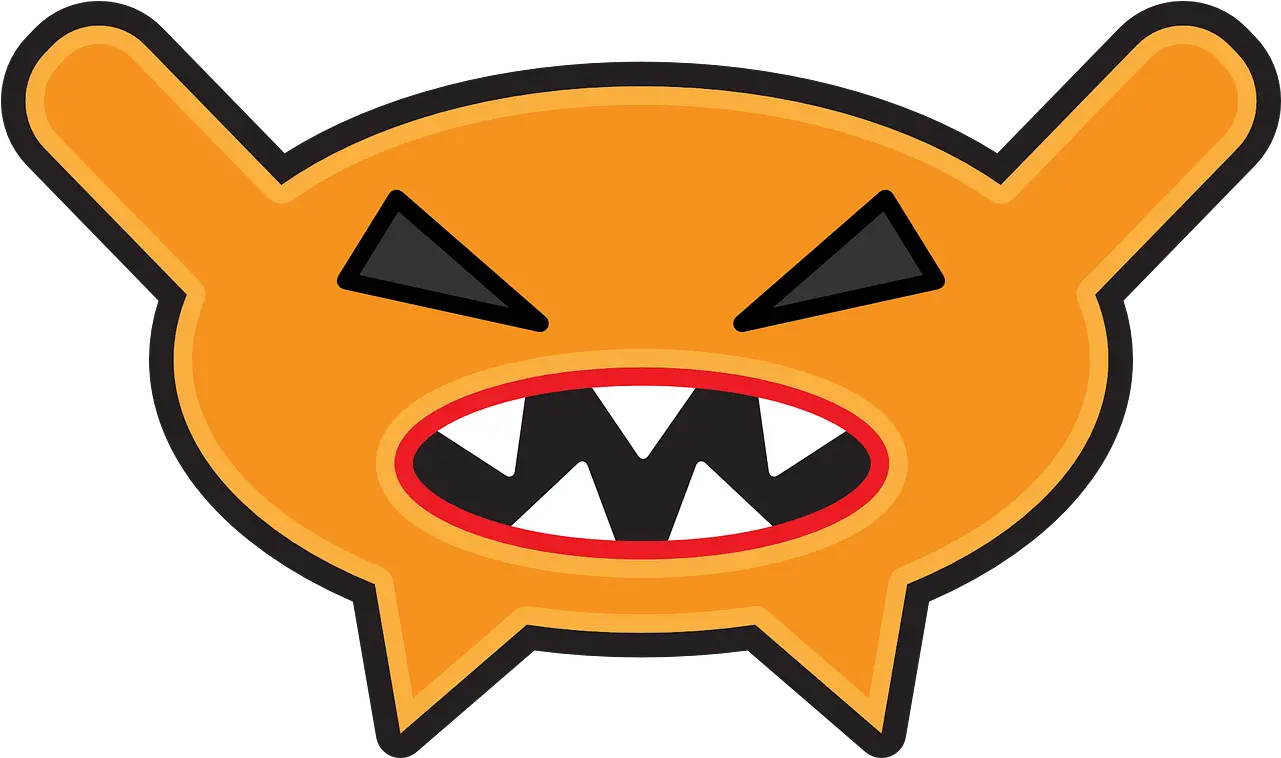 Monster Teeth Scary Easy Scary Monster Cartoon Png Monster Mouth Png