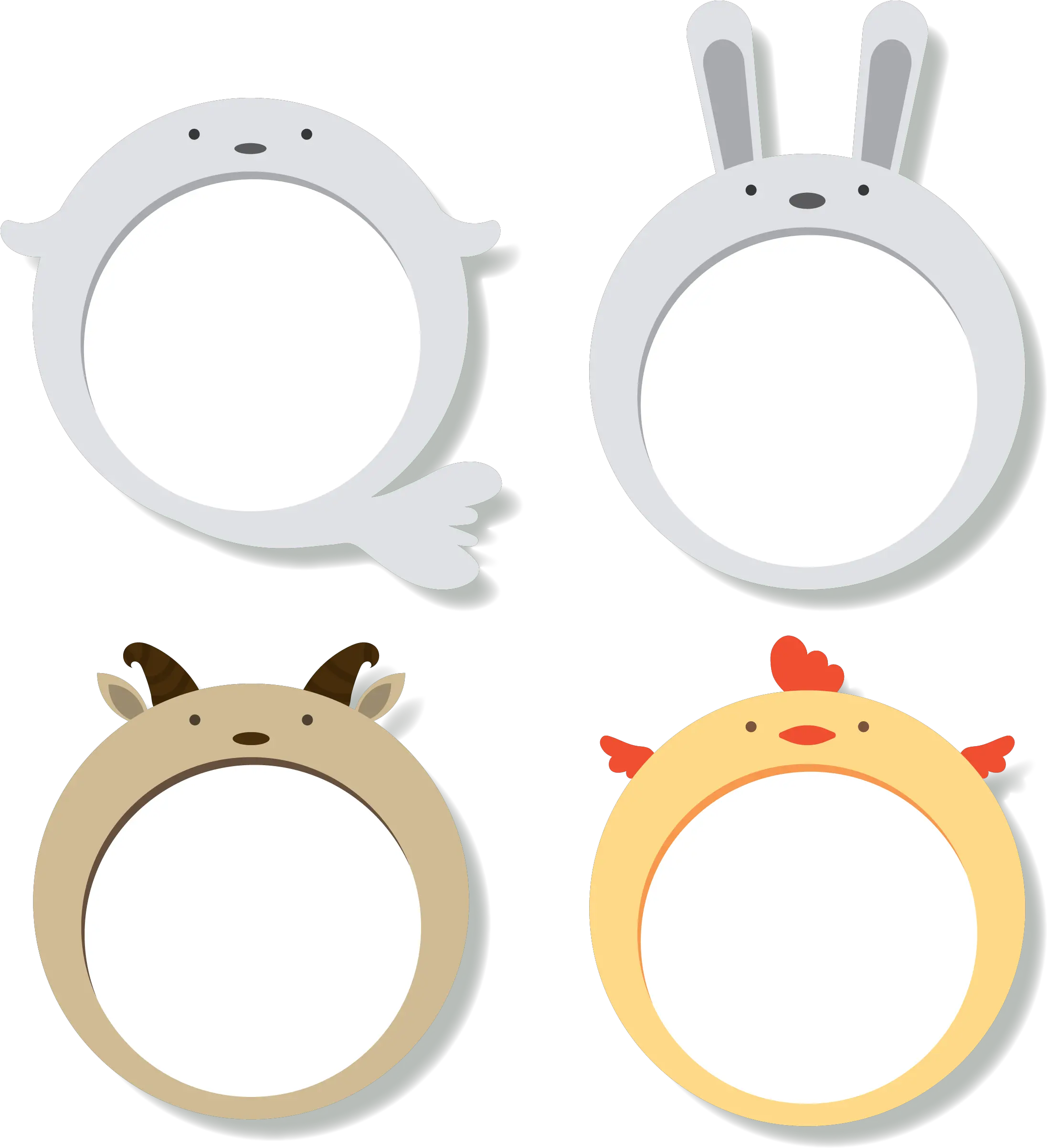 Cute Animal Frame Transprent Cute Animals Circle Frame Png Circle Frame Png Cute Circle Frame Png