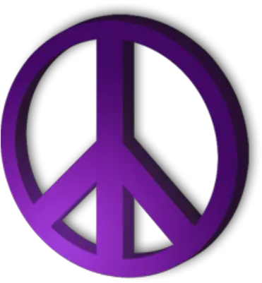 Free Peace Sign 3d Purple Psd Vector Graphic Vectorhqcom Transparent Purple Peace Sign Png Peace Sign Png