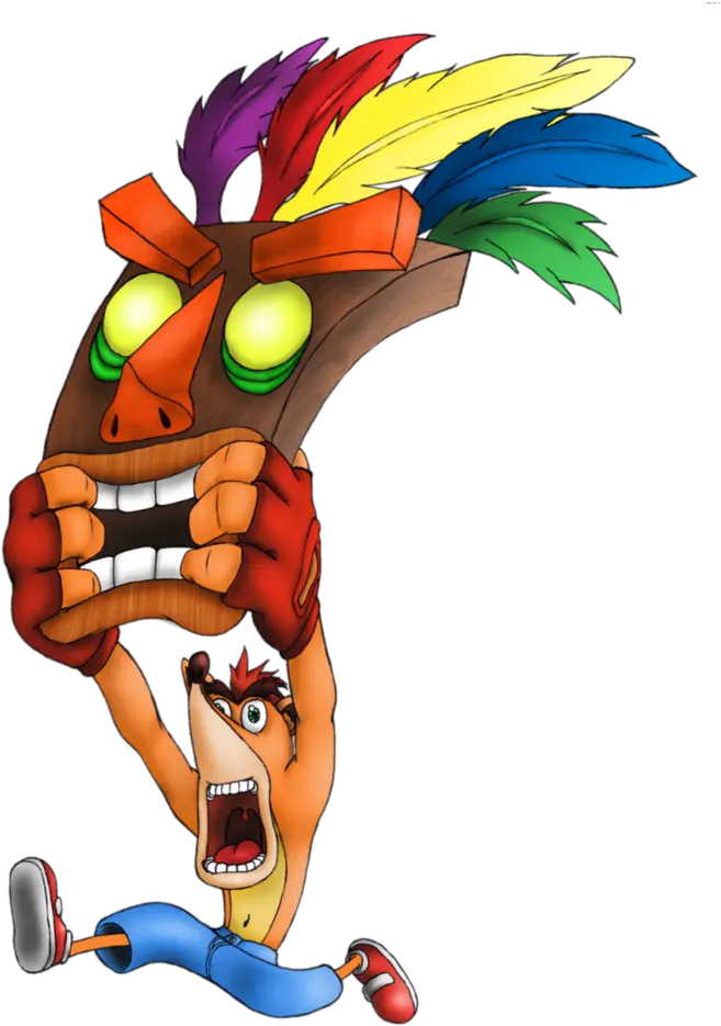 Mario Vs Crash Bandicoot Battles Comic Vine Crash Bandicoot And Mask Png Crash Bandicoot Png