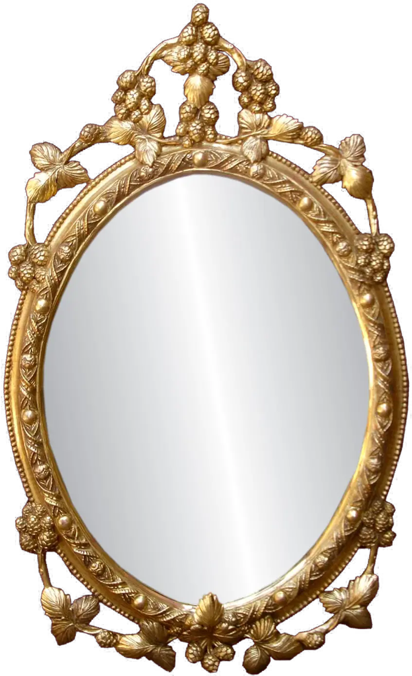 Golden Mirror Frame Png Free Download Arts Transparent Mirror Clipart Oval Frame Png