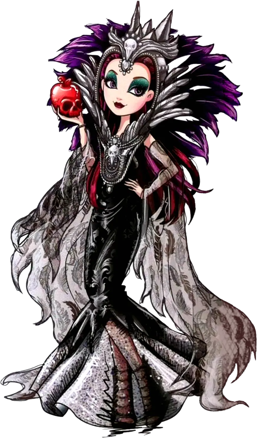 Raven Queen Spellbinding Raven Queen Doll Full Size Png Ever After High Spellbinding Raven Queen Doll Png