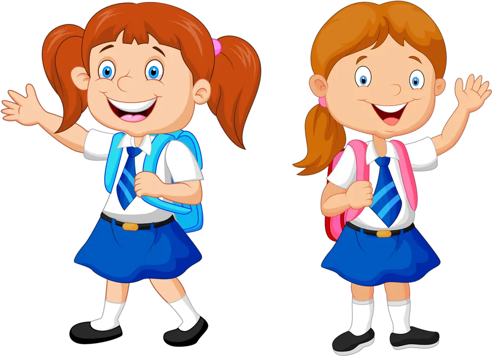 School Kids Png Download School Child Cartoon Png Child Transparent Background