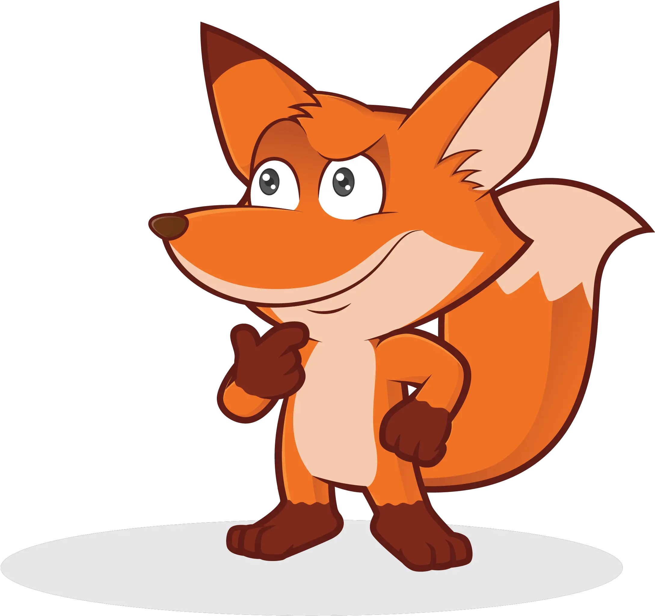 Smirk Clipart Smiling Fox Cartoon Png Smirk Png