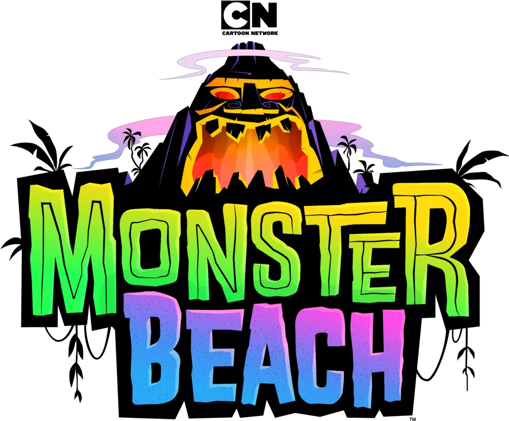 Monster Monster Beach Cartoon Network Logo Png Cartoon Network Studios Logo