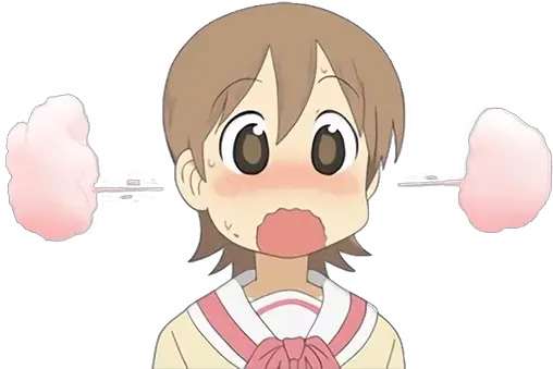 Telegram Sticker Cartoon Png Nichijou Logo