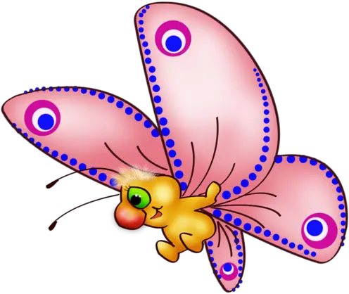 Butterflies Set3 72 Butterfly Clipart Cartoon Transparent Cute Cartoon Butterfly Flying Png Butterflies Transparent Background