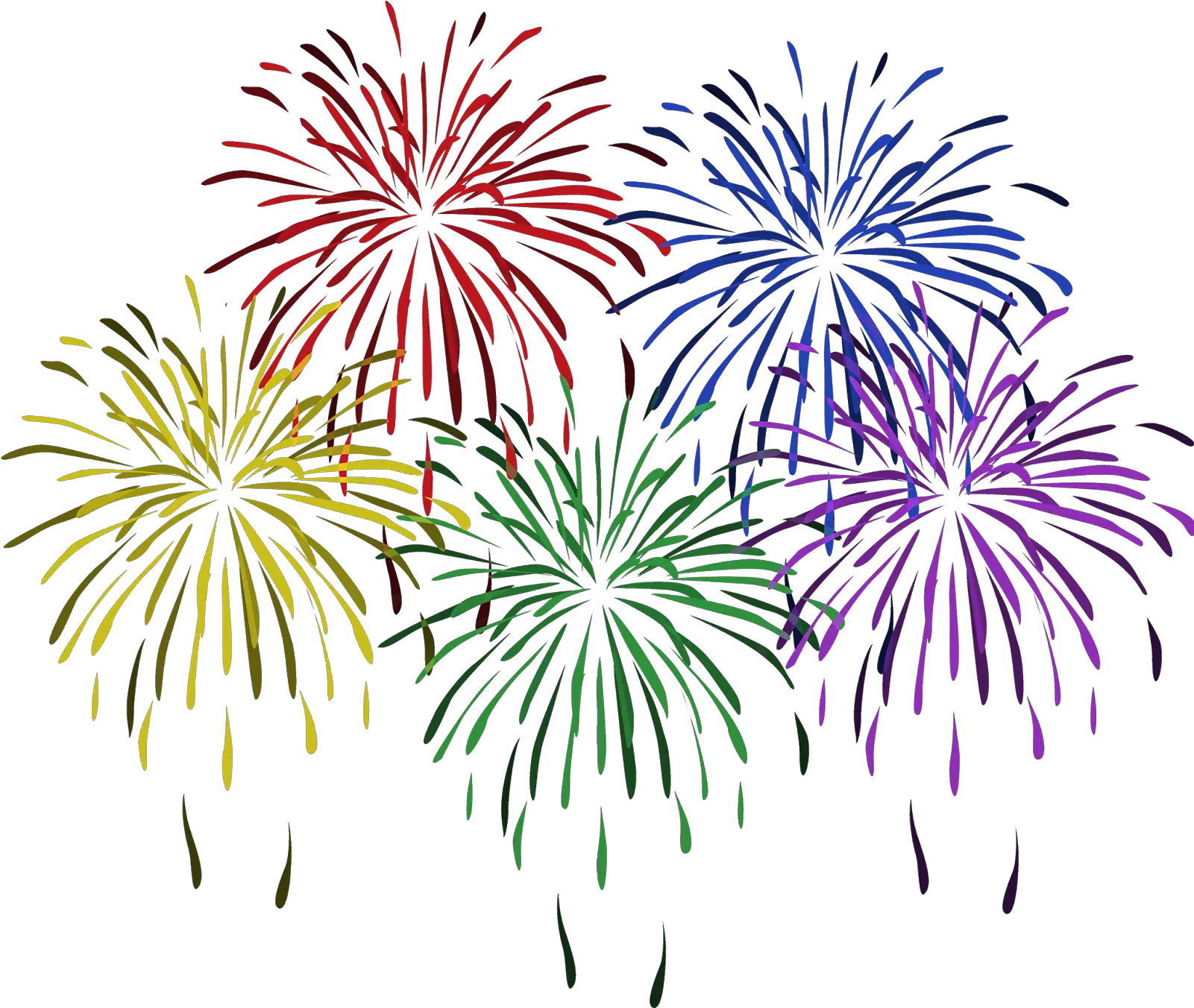 Clip Art Transparent Fireworks Png Clipart New Yearu0027s Eve Happy New Year Fireworks Png Fireworks Transparent Background