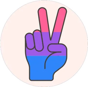 Bisexual Flag Hand Peace Free Icon Of Lgbt Illustrations Lgbt Peace Sign Png Peace Hand Sign Png