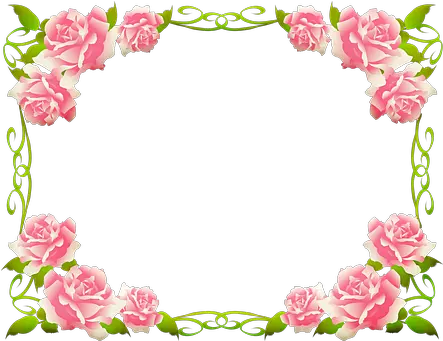 200 Free Retro Flower Frame U0026 Vintage Illustrations Pixabay Rose Border Clip Art Png Rose Vine Png