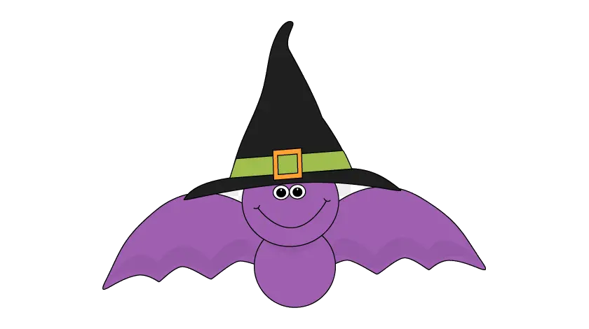 Halloween Clipart With Transparent Background Clip Art Bay Bat In A Hat Png Witch Hat Transparent Background