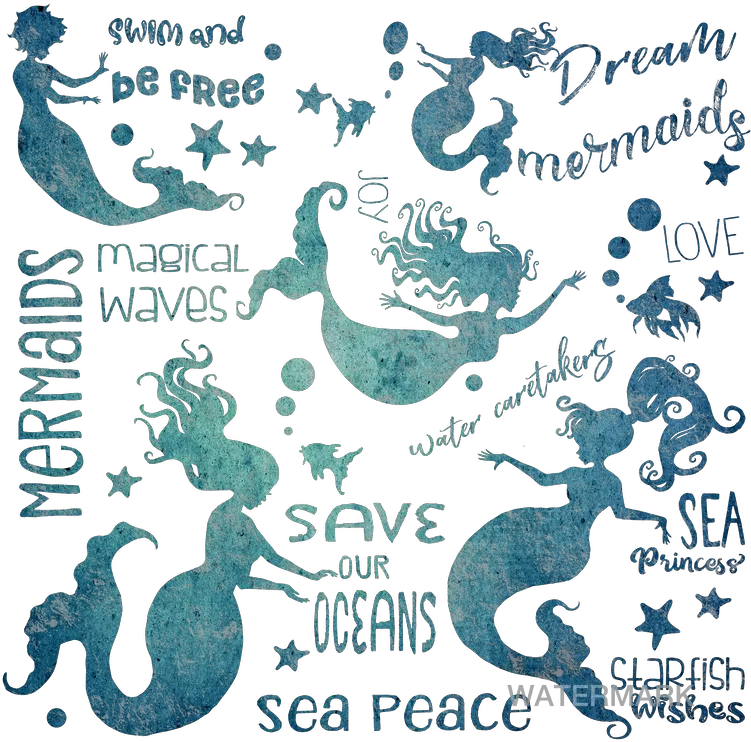 Mermaid Silhouettes Weathered Cafepress Samsung Galaxy Portable Network Graphics Png Mermaid Silhouette Png