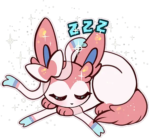 Pokemon Eeveelutions Eevee Sticker Pack Telegram Png Sylveon Png